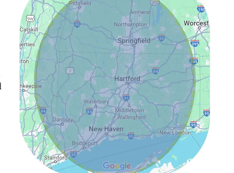 102.9 The Whale coverage map