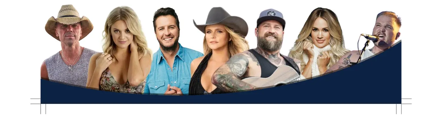 US Country 99.5 featured artists and on-air personalities